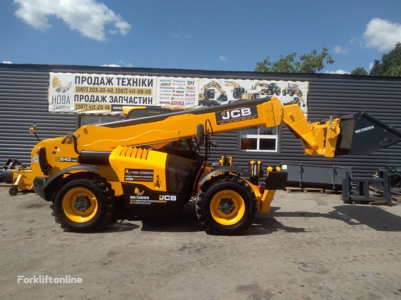 teleskopický nakladač JCB 540-140