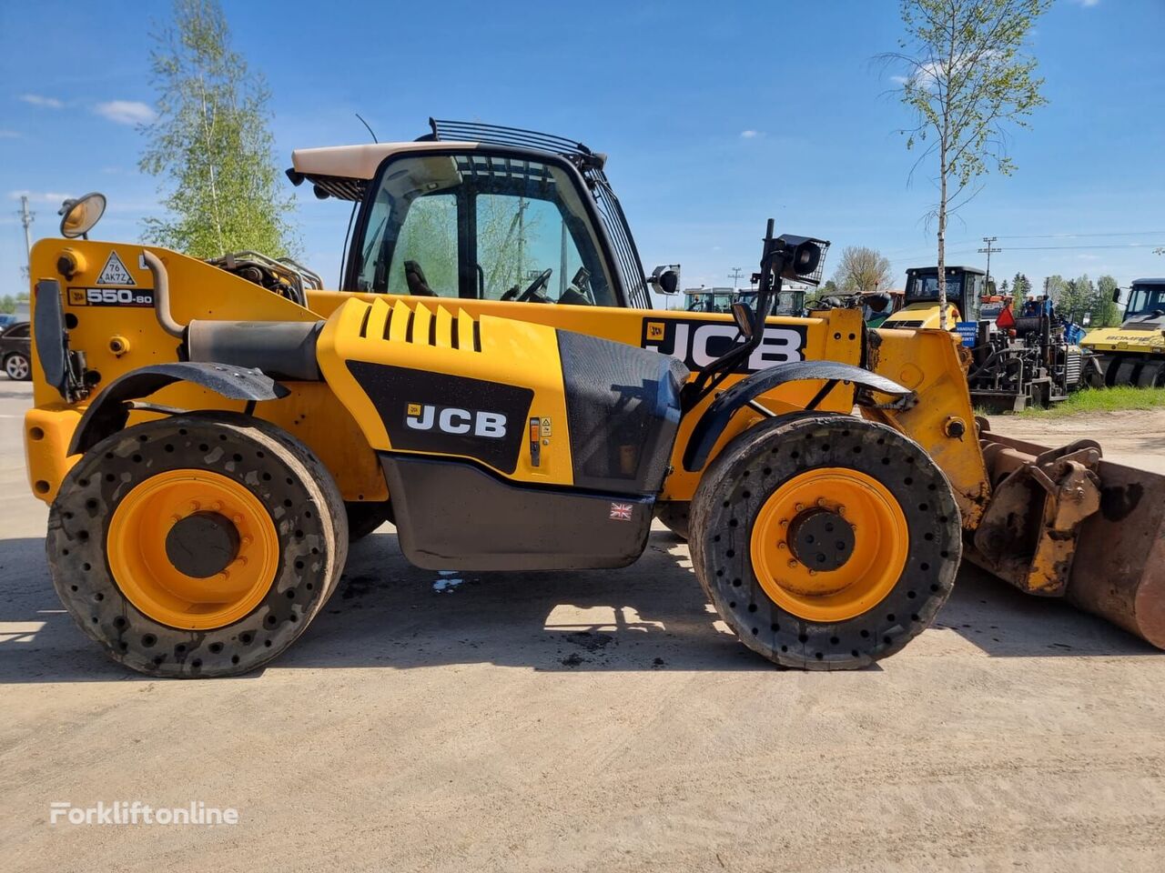 телескопический погрузчик JCB 550-80WM TURBO POWERSHIFT