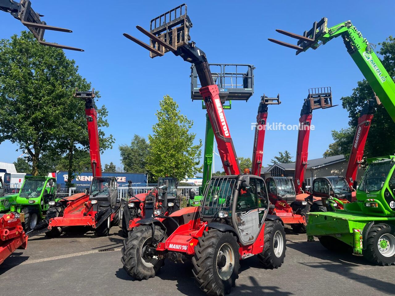 لودر تلسکوپی Manitou MT 732 ST3B    NETTO 33500 EURO!! - Forkliftonline