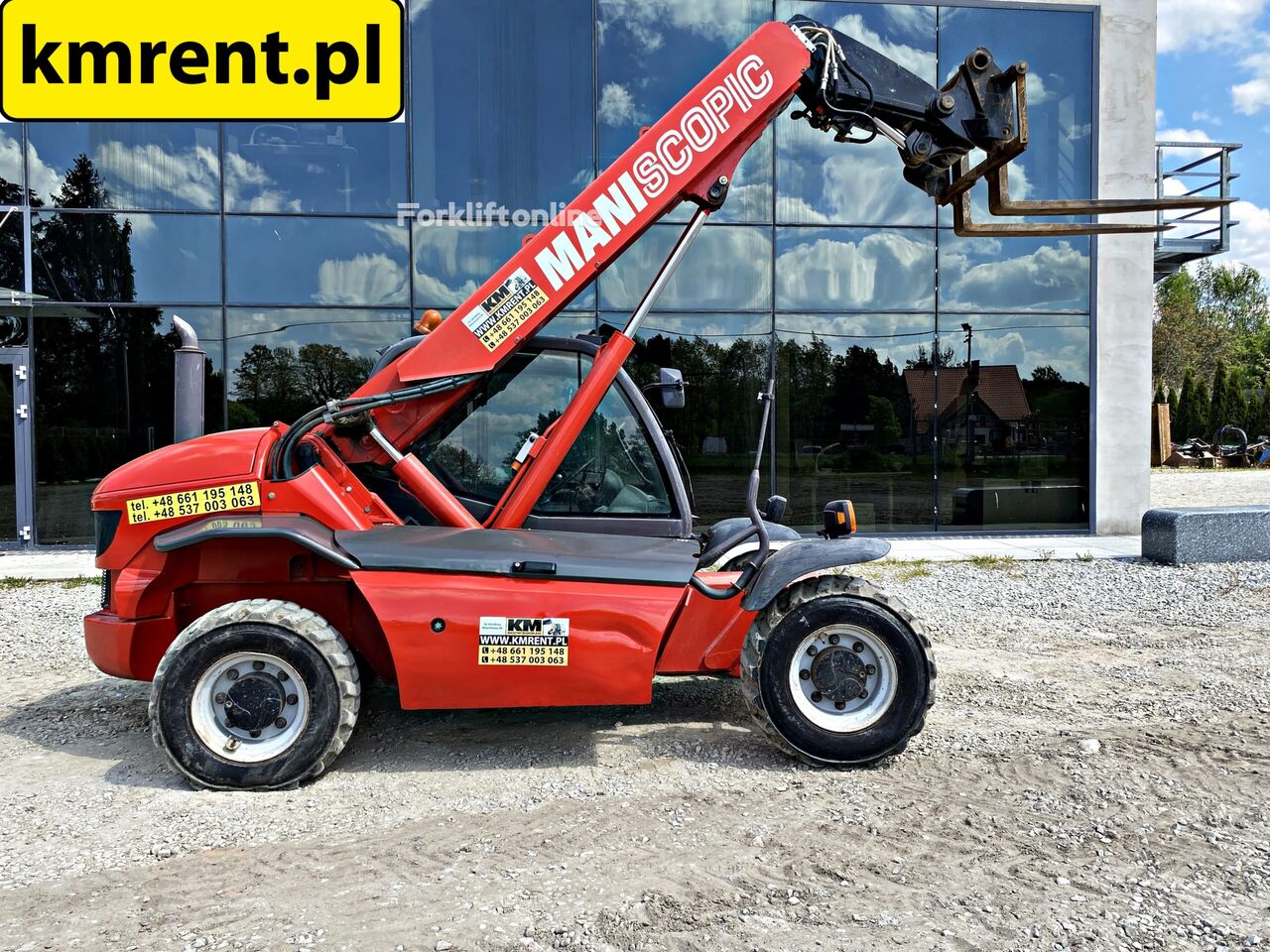 телескопический погрузчик Manitou MT620 ŁADOWARKA TELESKOPOWA 2009r. | 634 jcb 536-60 531-70 524-5