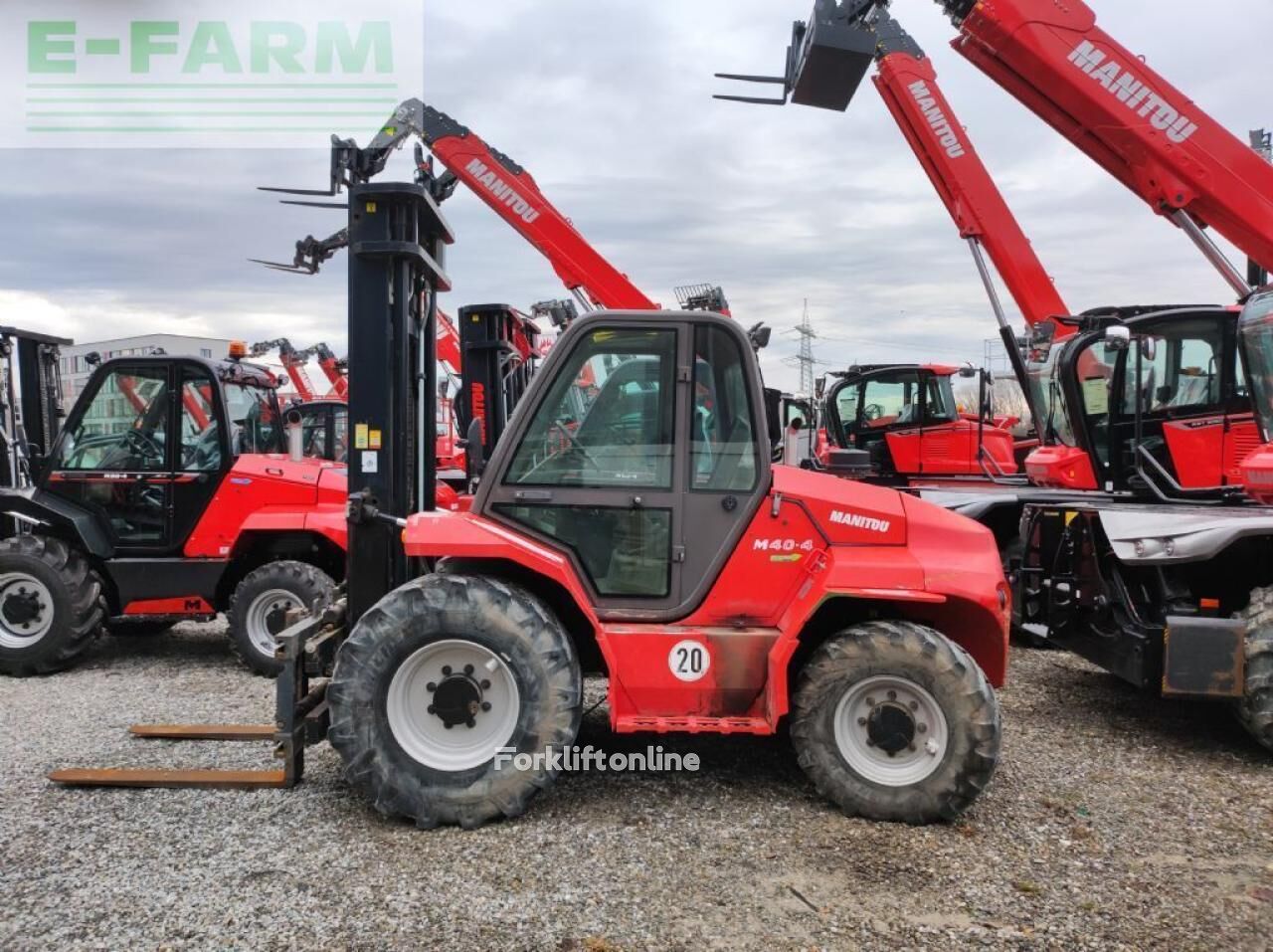 رافعة تلسكوبية Manitou m 40.4 - im ist-zustand