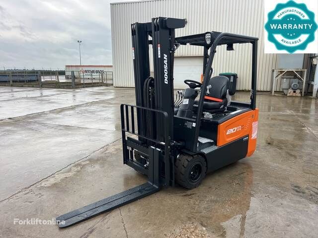 Doosan B20T-7 PLUS three-wheel forklift