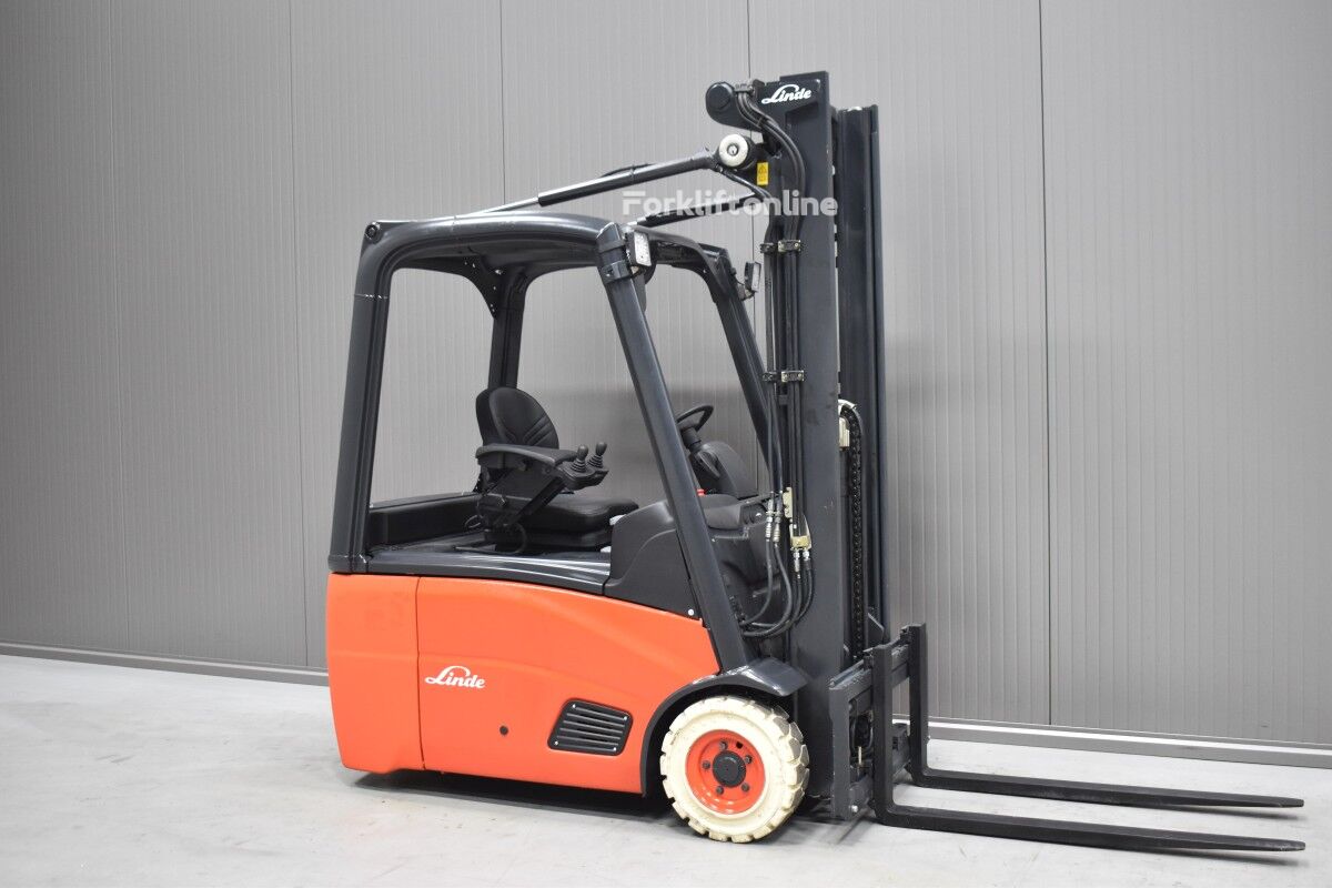 Linde E 16 - 01 three-wheel forklift