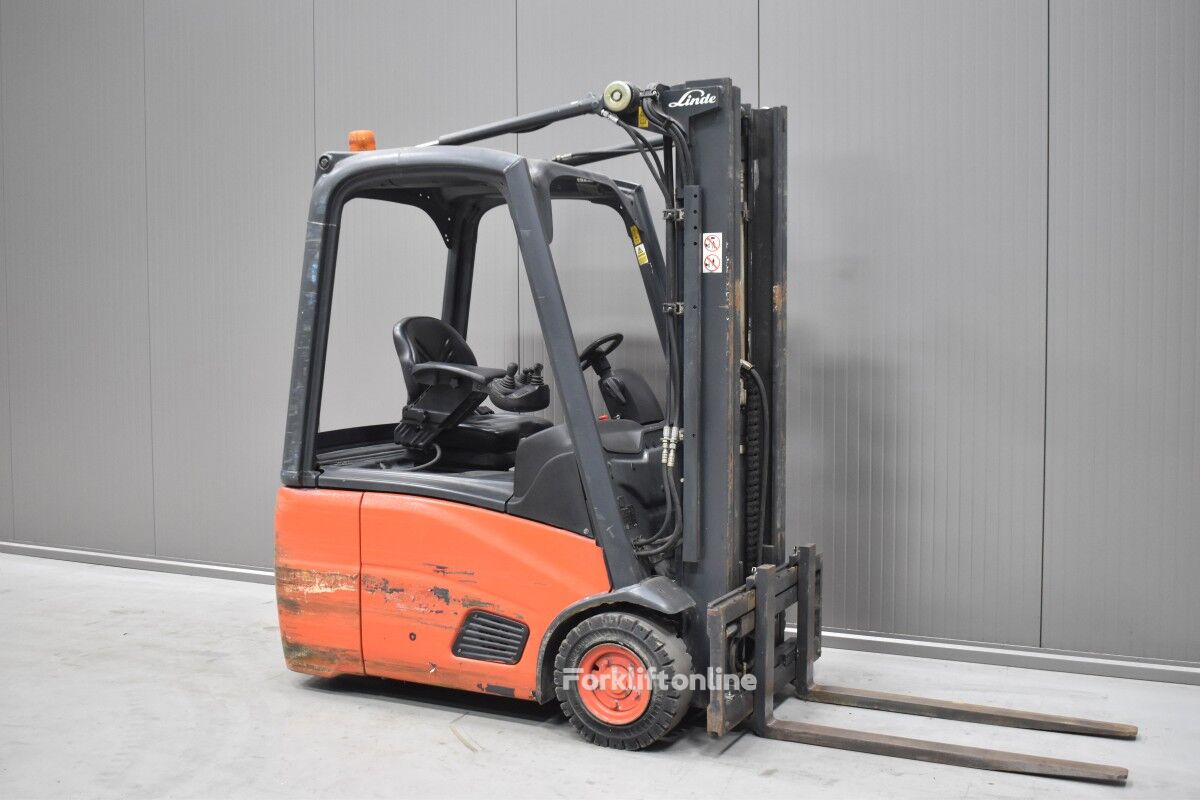 Linde E 16 C - 01 three-wheel forklift