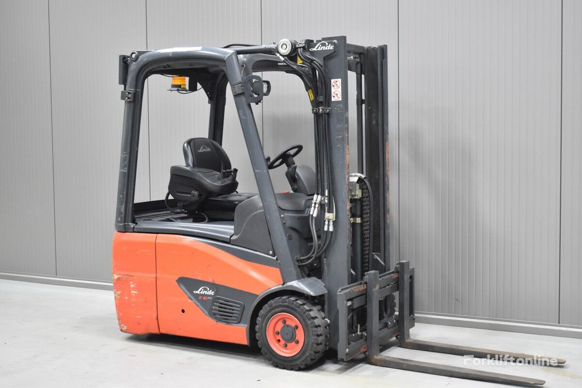 Linde E 16 C - 02 three-wheel forklift