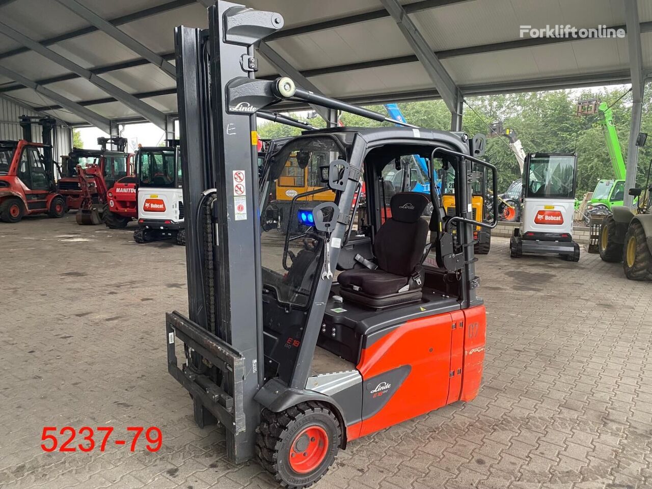 Linde E 18 L 02 EVO three-wheel forklift - Forkliftonline