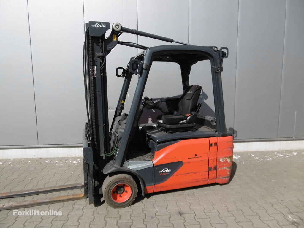 Linde E 20 L / 386 three-wheel forklift