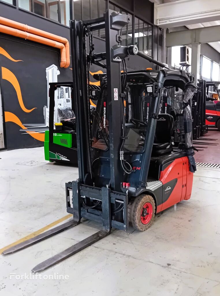 Linde E14-02 three-wheel forklift