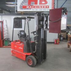 Linde E15, heftruck elektrisch, triplomast, side shift. carretilla elevadora de 3 ruedas