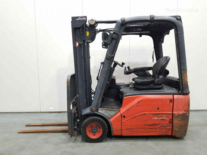 Linde E16 three-wheel forklift