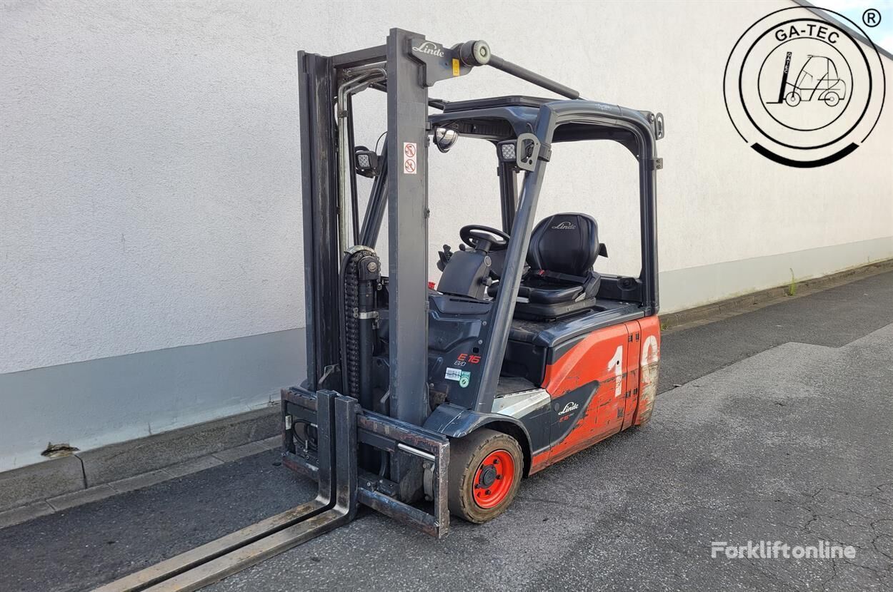 Linde E16-02 three-wheel forklift - Forkliftonline