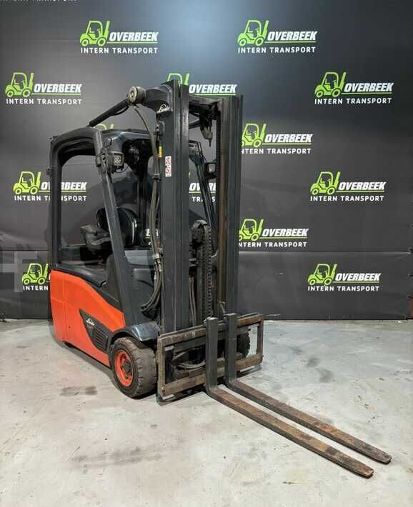 Linde E16-02 three-wheel forklift