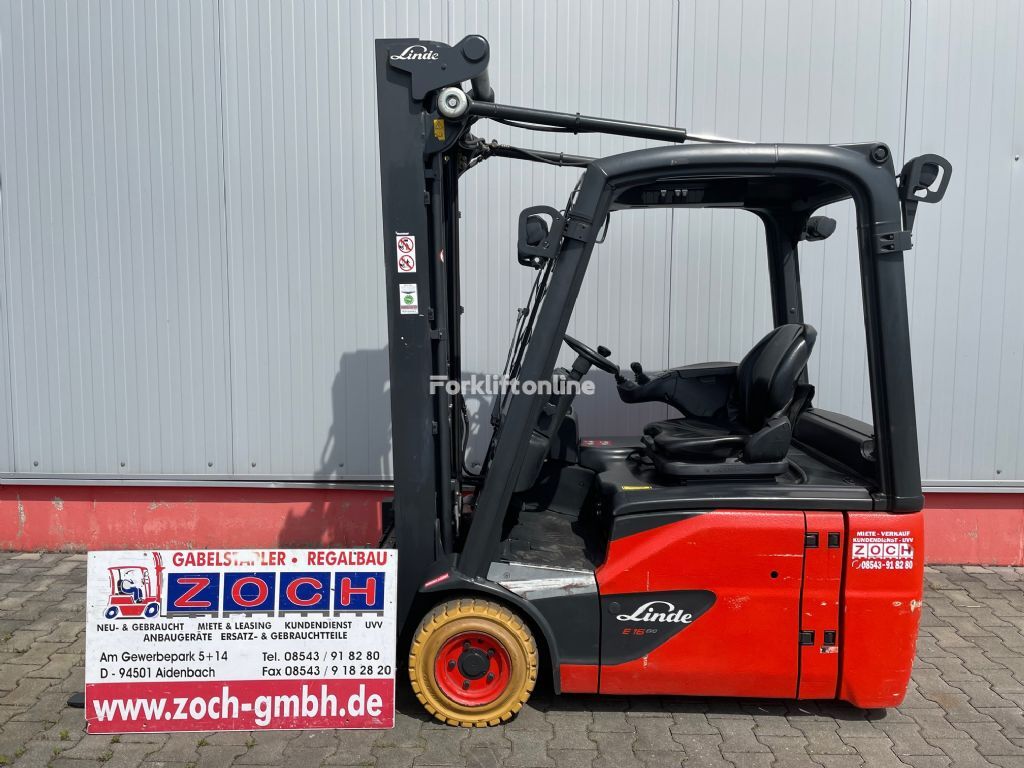 Linde E16-02-386-EVO autoiekrāvējs 3 riteņu