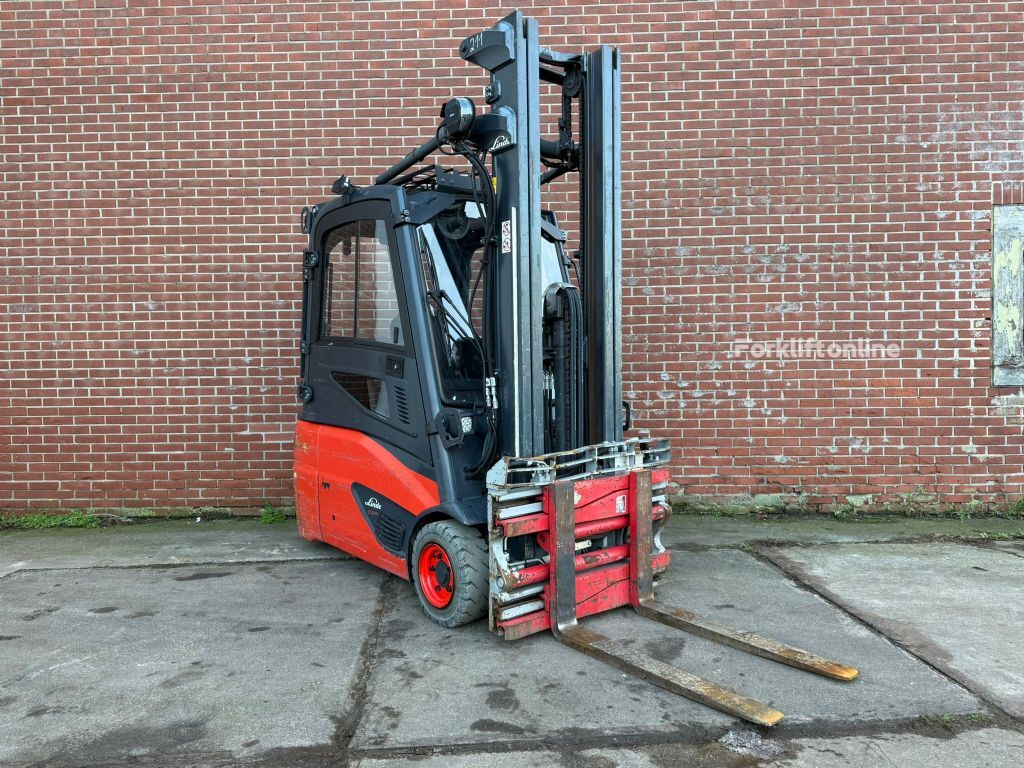 Linde E16L-02 three-wheel forklift