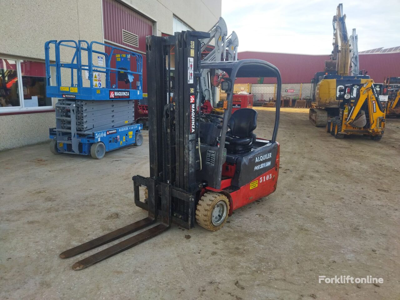 chariot élévateur à trois roues Manitou ME320