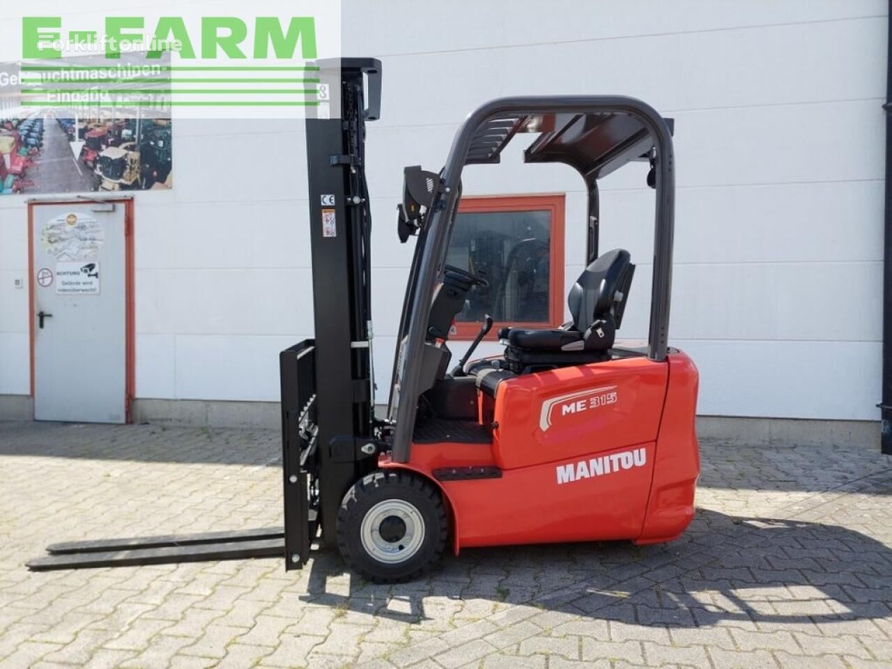 Manitou me 315 three-wheel forklift