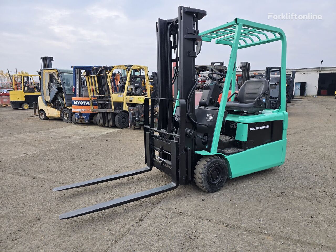 Mitsubishi FB16KT three-wheel forklift