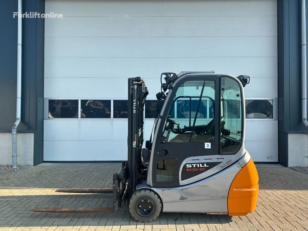 Still RX 20-20 2 ton Triplex Freelift Sideshift Elektra Heftruck 2017  three-wheel forklift