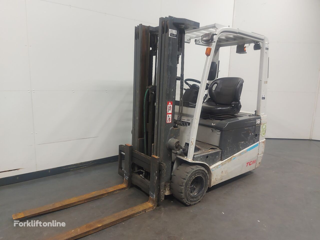 TCM FTB18-E1L three-wheel forklift