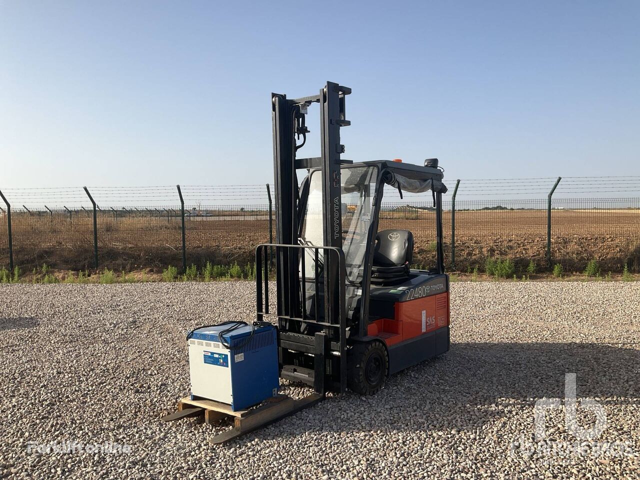 Toyota 7FBEF15 three-wheel forklift