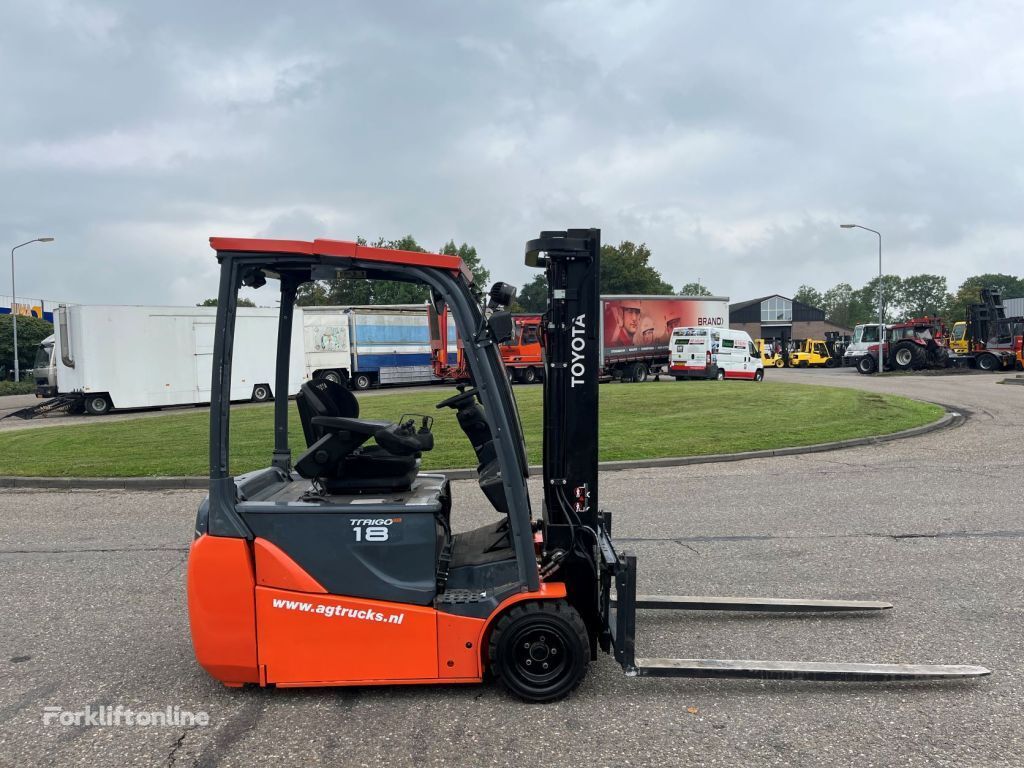 Toyota 8FBET18 three-wheel forklift - Forkliftonline