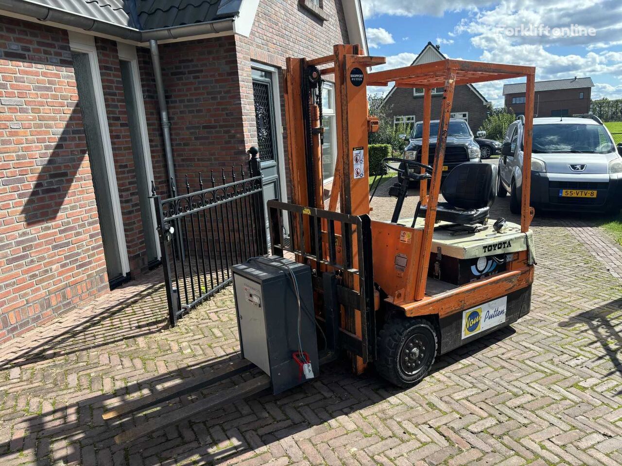 Toyota FBE 15 forklift 3 tekerlekli