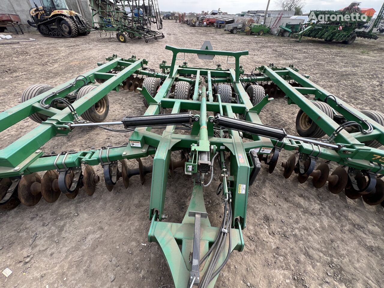 Great Plains disk harrow