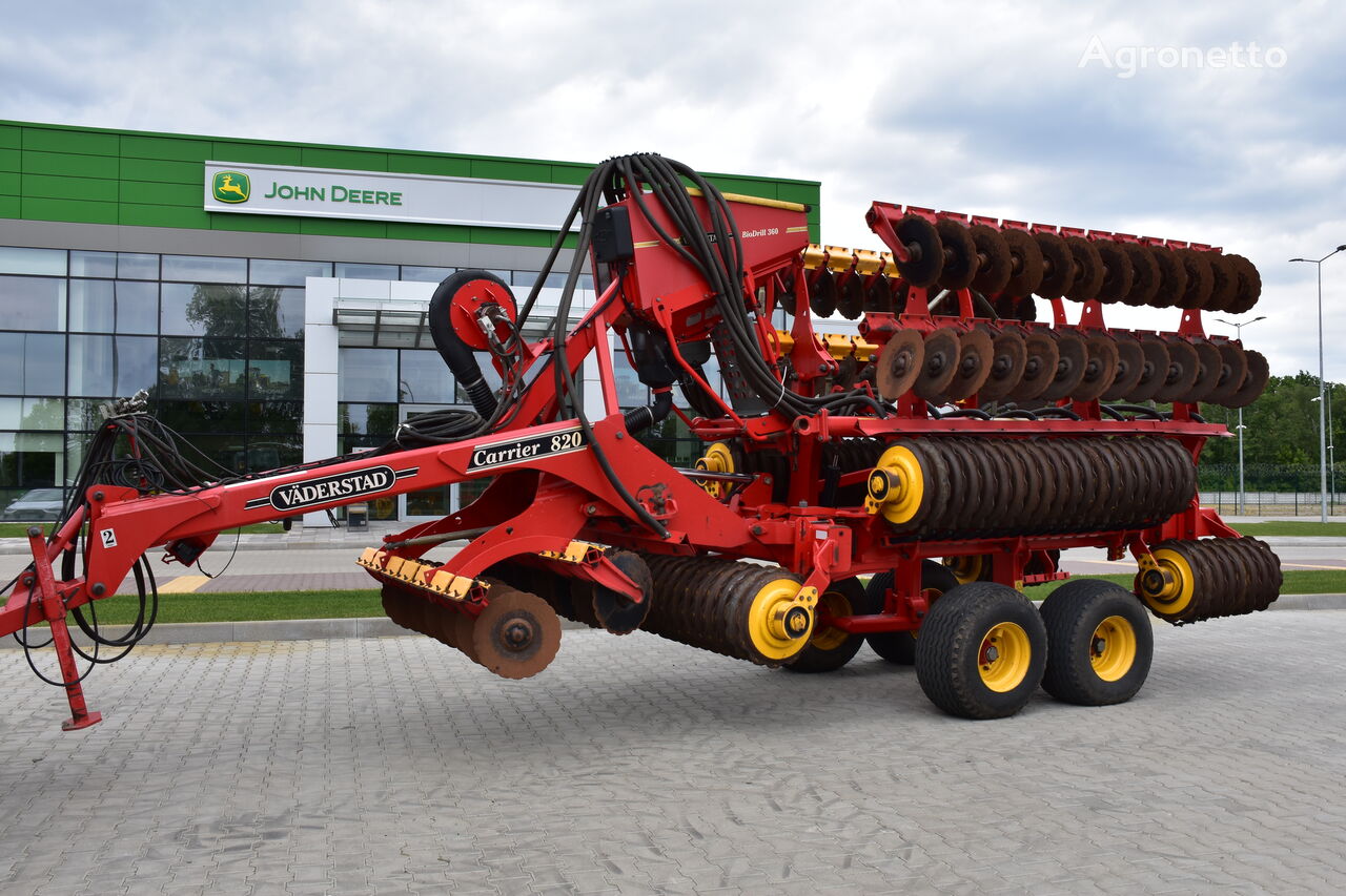 Diskové brány Väderstad Carrier 820 + BioDrill 360 - Agronetto