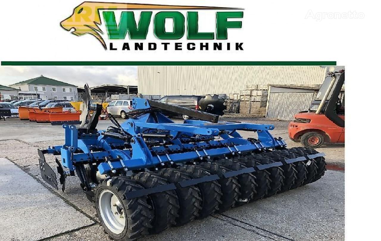 дисковая борона Wolf TAURUS 3.0 MIT TRANSPORTREIFENWALZE IN HALBAUFGEHÄNGTER AUSFÜHRU