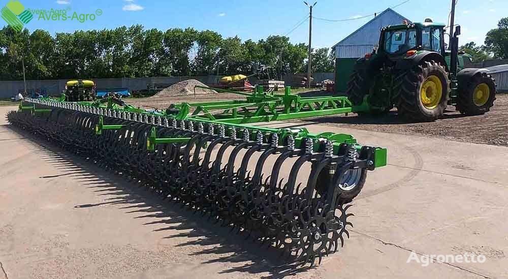 новая ротационная борона Avers-Agro Harrow rotary Green Star 14 m with solid tools