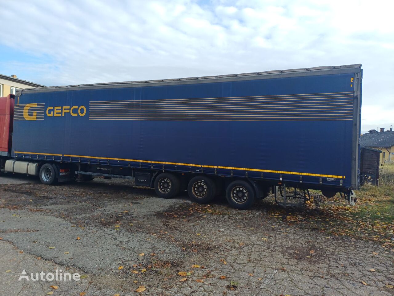 Berger SAPL 24 mulda COIL standard kapell semitrailer