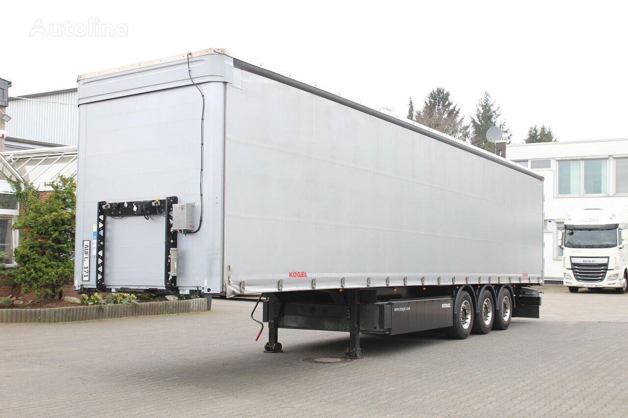 Kögel Plane / Edscha / Liftachse / Palettenkasten tilt semi-trailer