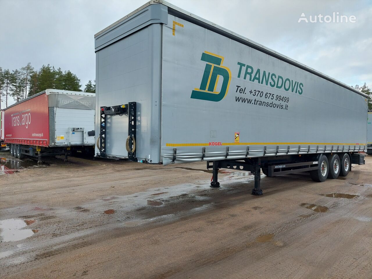 Kögel SN 24 tilt semitrailer