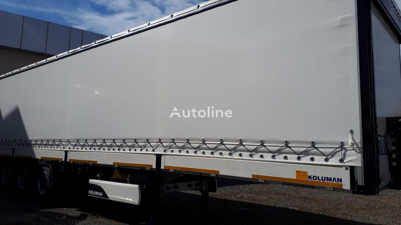 nova Koluman 2023 with curtained lid SEMI TRAILERS poluprikolica s ceradom