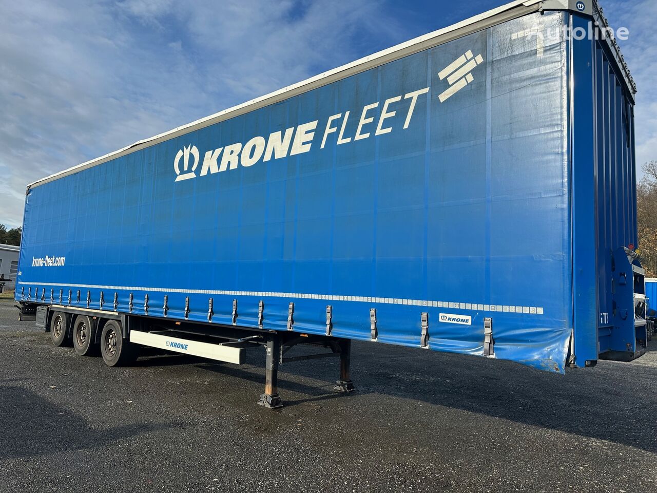 Krone Pritsche/Plane Jumbo/Mega tilt semi-trailer