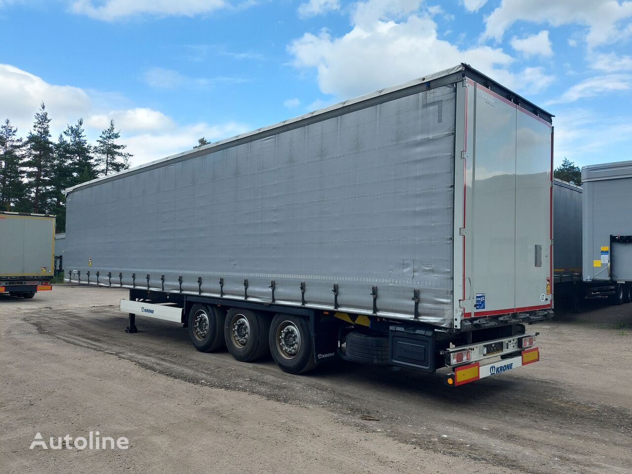 Krone SD tilt semi-trailer