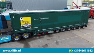 Meusburger 6-ass. Semi dieplader met elektische huifopbouw / 3x naloop gest tilt semi-trailer