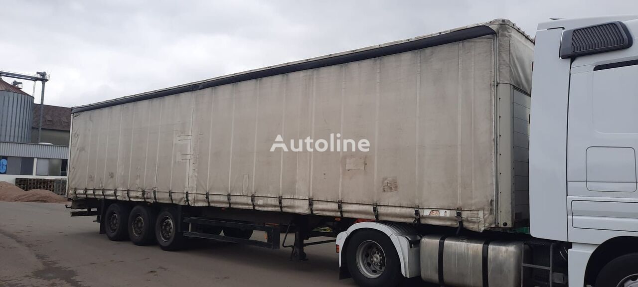 Schmitz Cargobull 3-Achser Pritsche Plane tilt semi-trailer