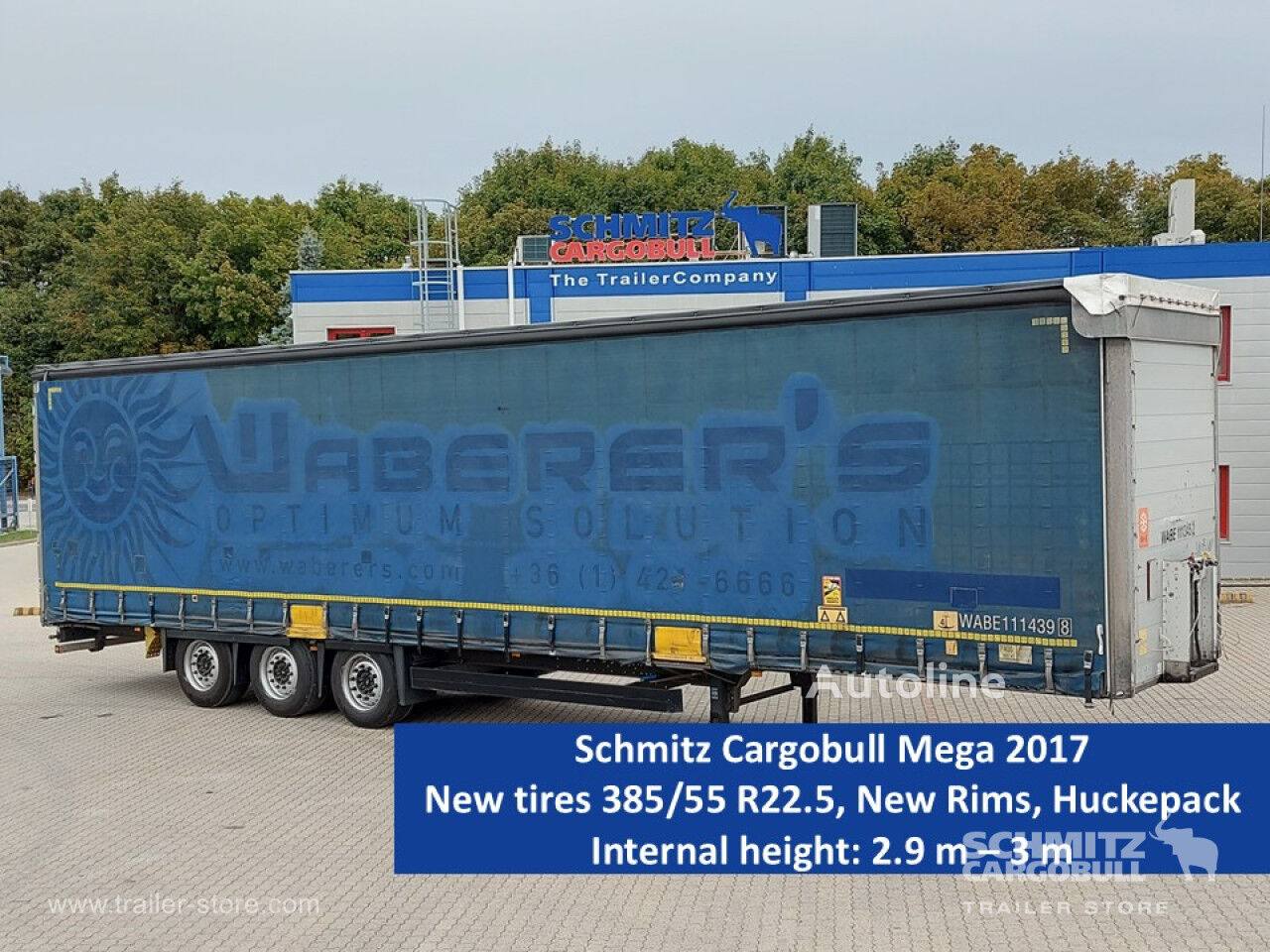 Schmitz Cargobull TolÃ³ponyva Mega tilt semi-trailer - Autoline