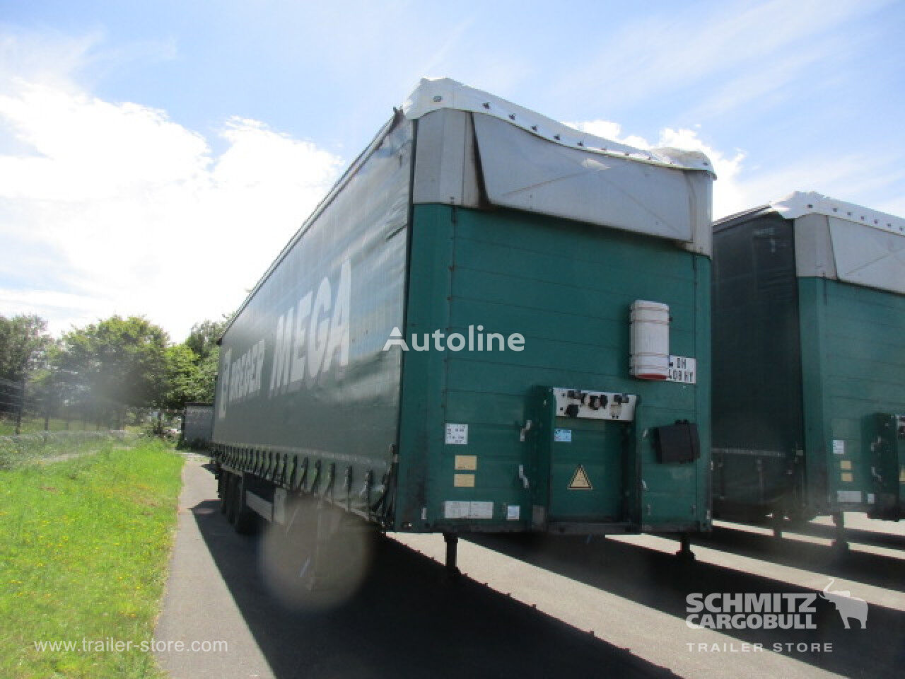 Schmitz Rideaux Coulissant Mega tilt semi-trailer