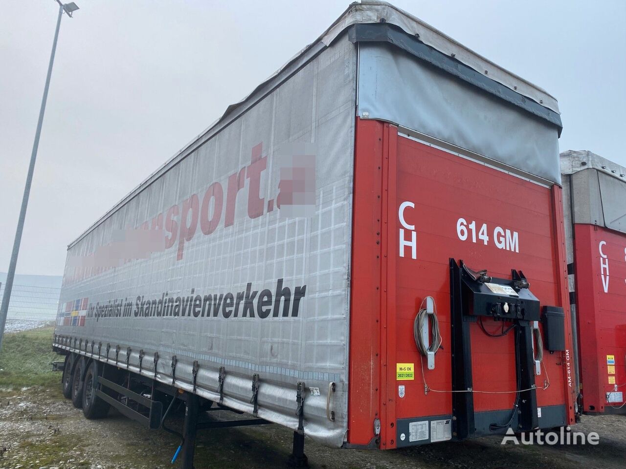 Schwarzmüller Coilmulde  - Hubdach tilt semitrailer