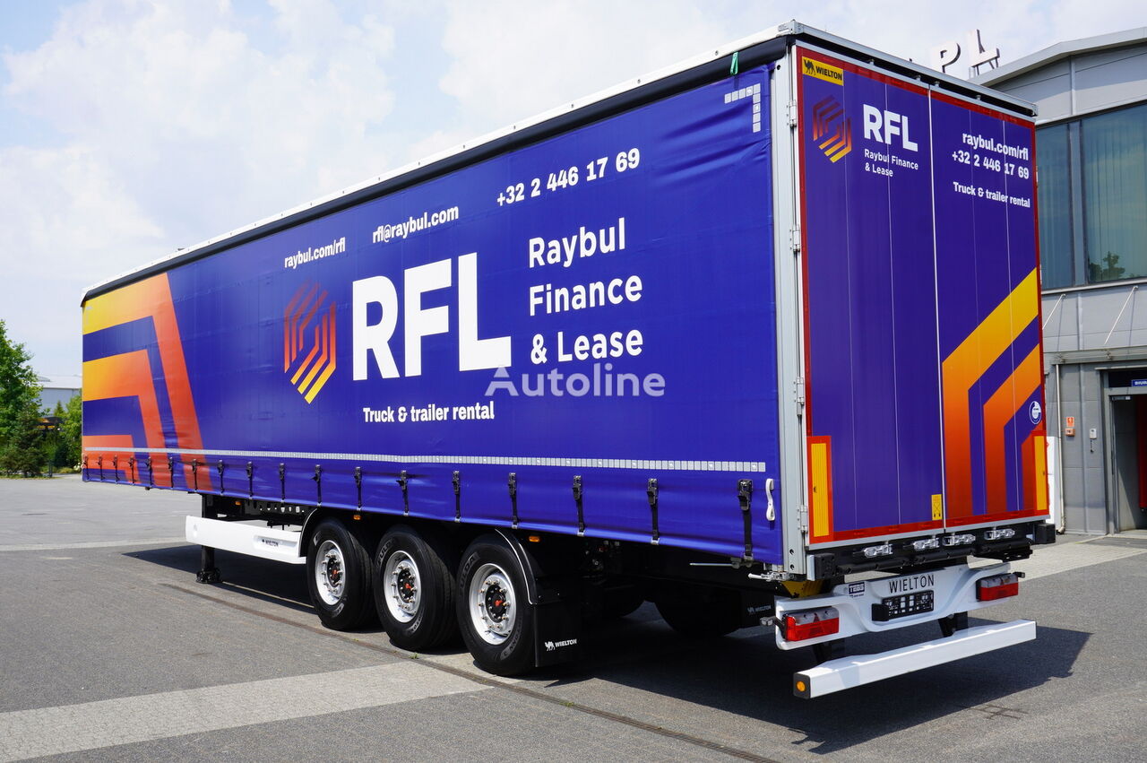 semi-remorque bâché Wielton Curtainsider Standard semi-trailer / SAF / 18 units / year 2023