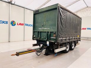 Montracon Tandem Axle Curtainsider Drawbar Trailer tilt trailer