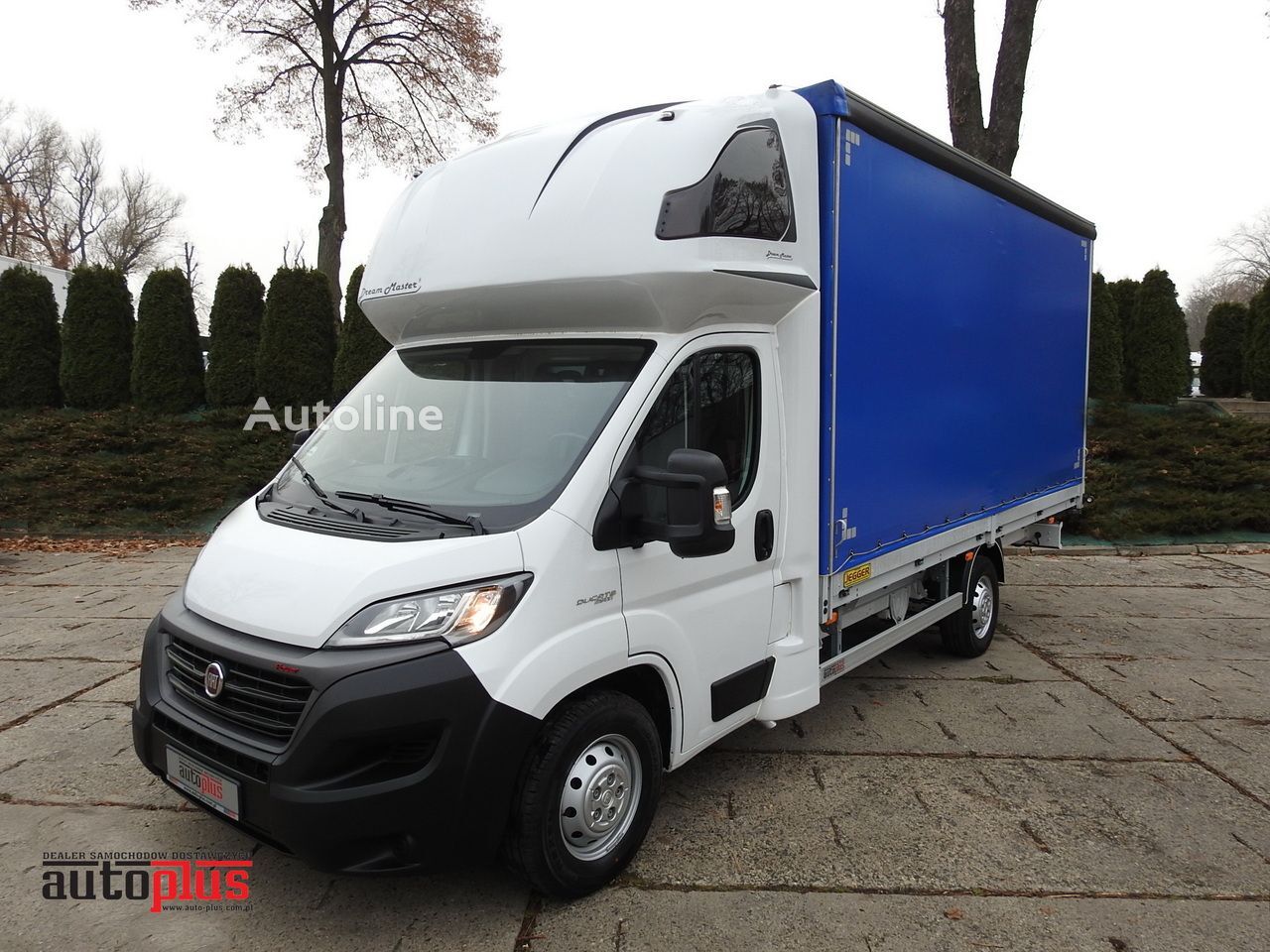Fiat DUCATO TARPAULIN 10 PALLETS WEBASTO CRUISE CONTROL NAVIGATION AI tilt truck < 3.5t - Autoline