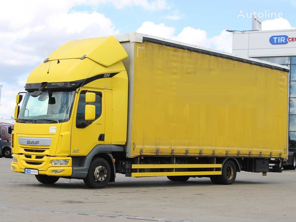 тентованный грузовик DAF LF 220FA, EURO 6, SLEEPING BODY