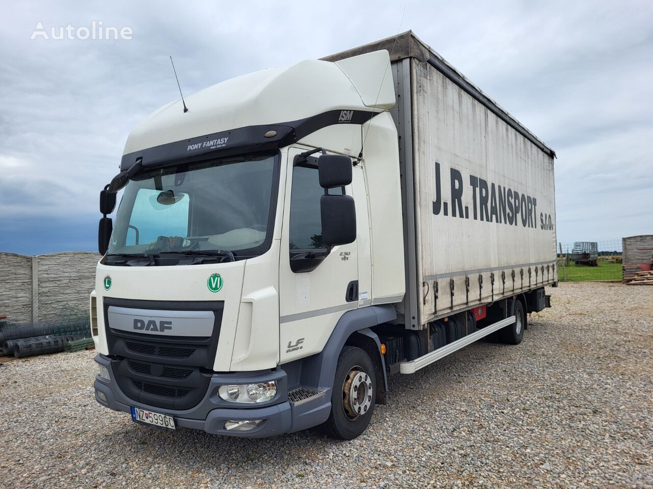 DAF LF 230 FA kamion s ceradom