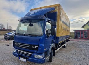 camion bâché DAF LF 45 P+P + Tail lift