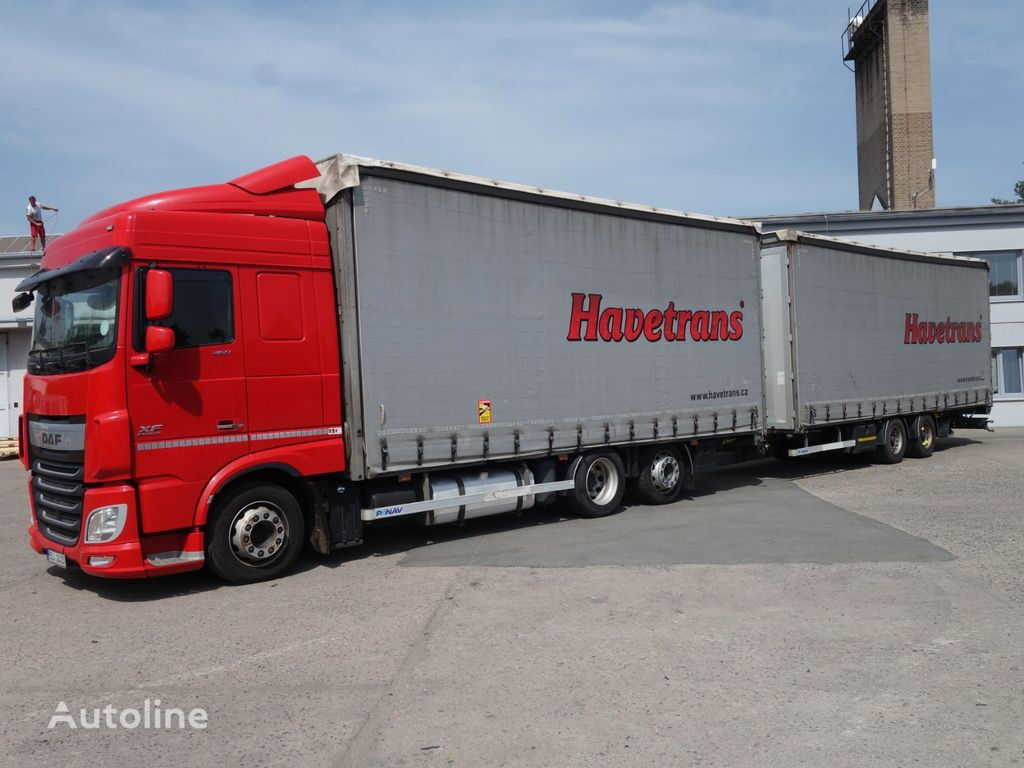 DAF XF 460 camión toldo