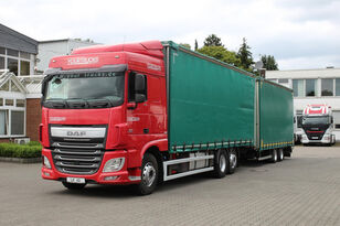 DAF XF 460 SC 6x2 Jumbo Zug Retarder Hubdach 120m³ huifzeilen vrachtwagen