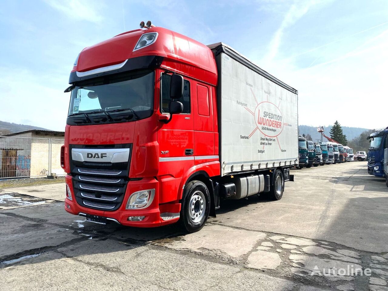 DAF XF 480 ponyvás teherautó